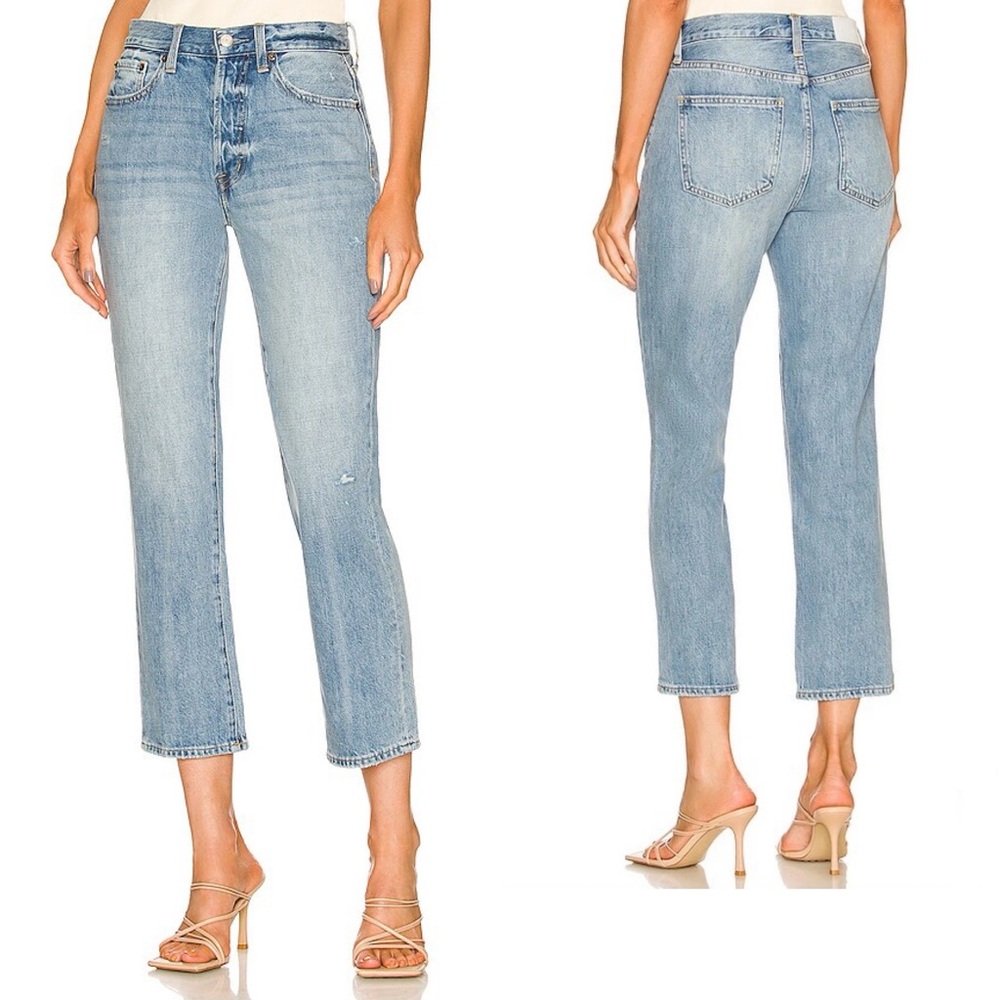 NWT Pistola Charlie High Rise Button Fly Jeans Ventura Size 30 Premium Denim
